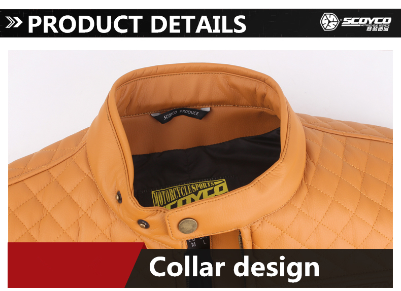 Scoyco-JK52-Motorcycle-Leather-Jacket-Windproof-Motorbike-BlackBrown-Motocross-Racing-Coat-1379576