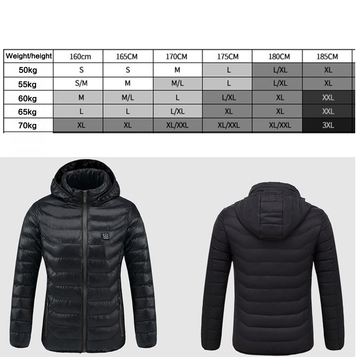 Thermostatic-Heating-Jacket-USB-Intelligent-Coats-Women-Black-SMLXL-1389235