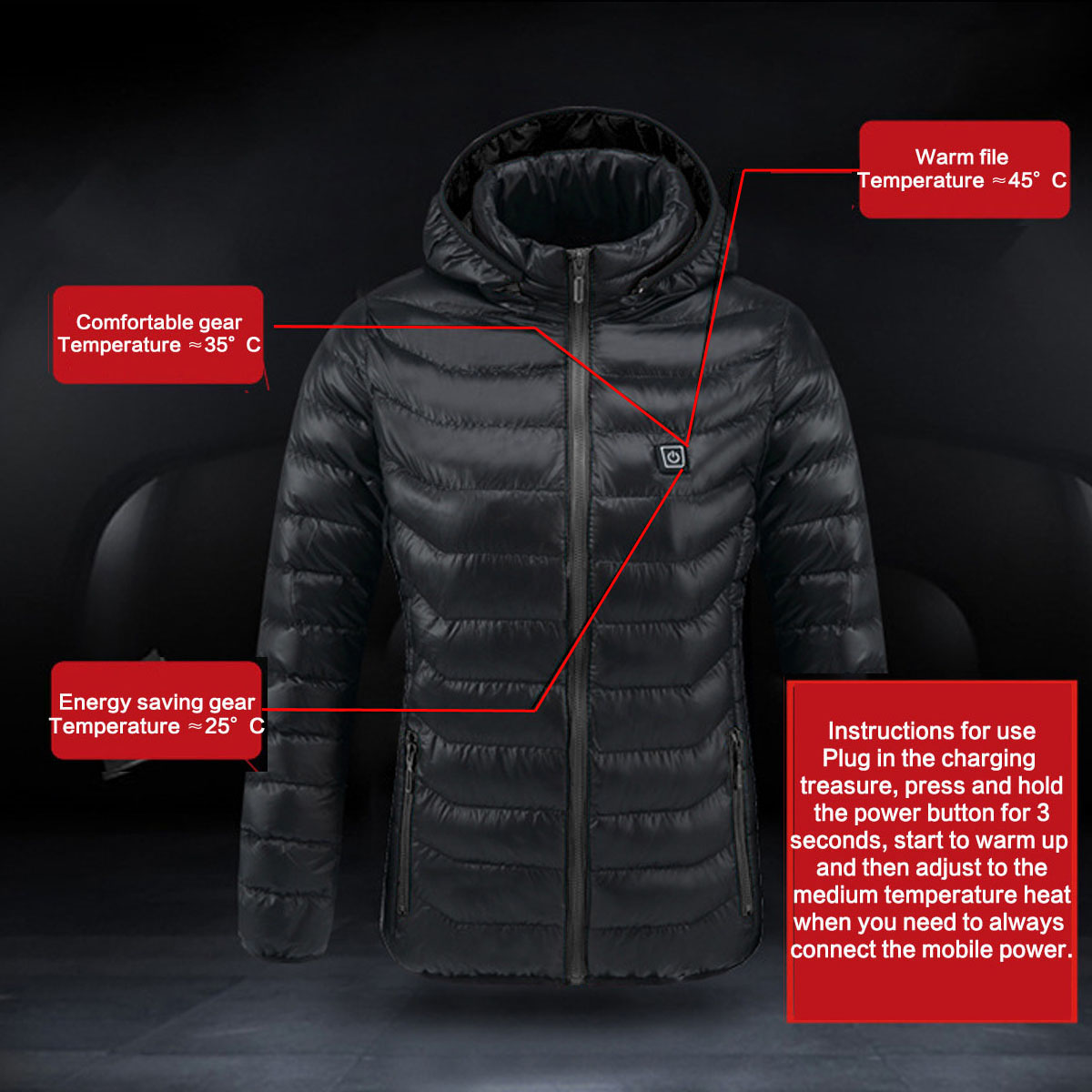 Thermostatic-Heating-Jacket-USB-Intelligent-Coats-Women-Black-SMLXL-1389235