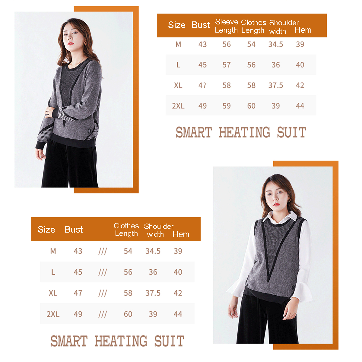 Unisex-USB-Heating-Electric-Heated-Winter-Warm-Vest-Cotton-Coat-Clothing-M-3XL-1752246