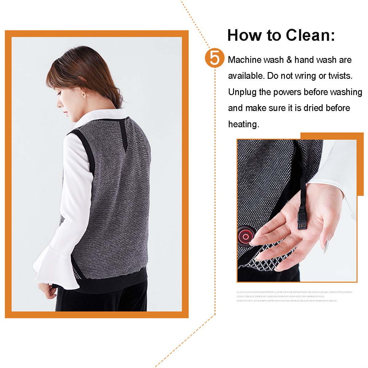 Unisex-USB-Heating-Electric-Heated-Winter-Warm-Vest-Cotton-Coat-Clothing-M-3XL-1752246