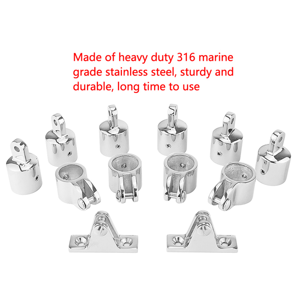 12-PCS-BSET-MATEL-Universal-3-Bow-Bimini-Top-Stainless-Steel-316-Marine-Hardware-Set-Deck-Hinge-Jaw--1687443