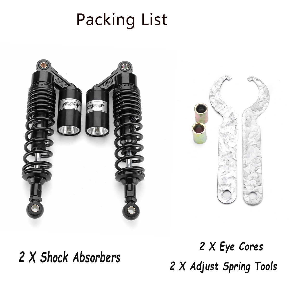 125quot-320mm-Motorcycle-Rear-Shock-Absorbers-Suspension-For-Honda-Yamaha-Suzuki-1671365