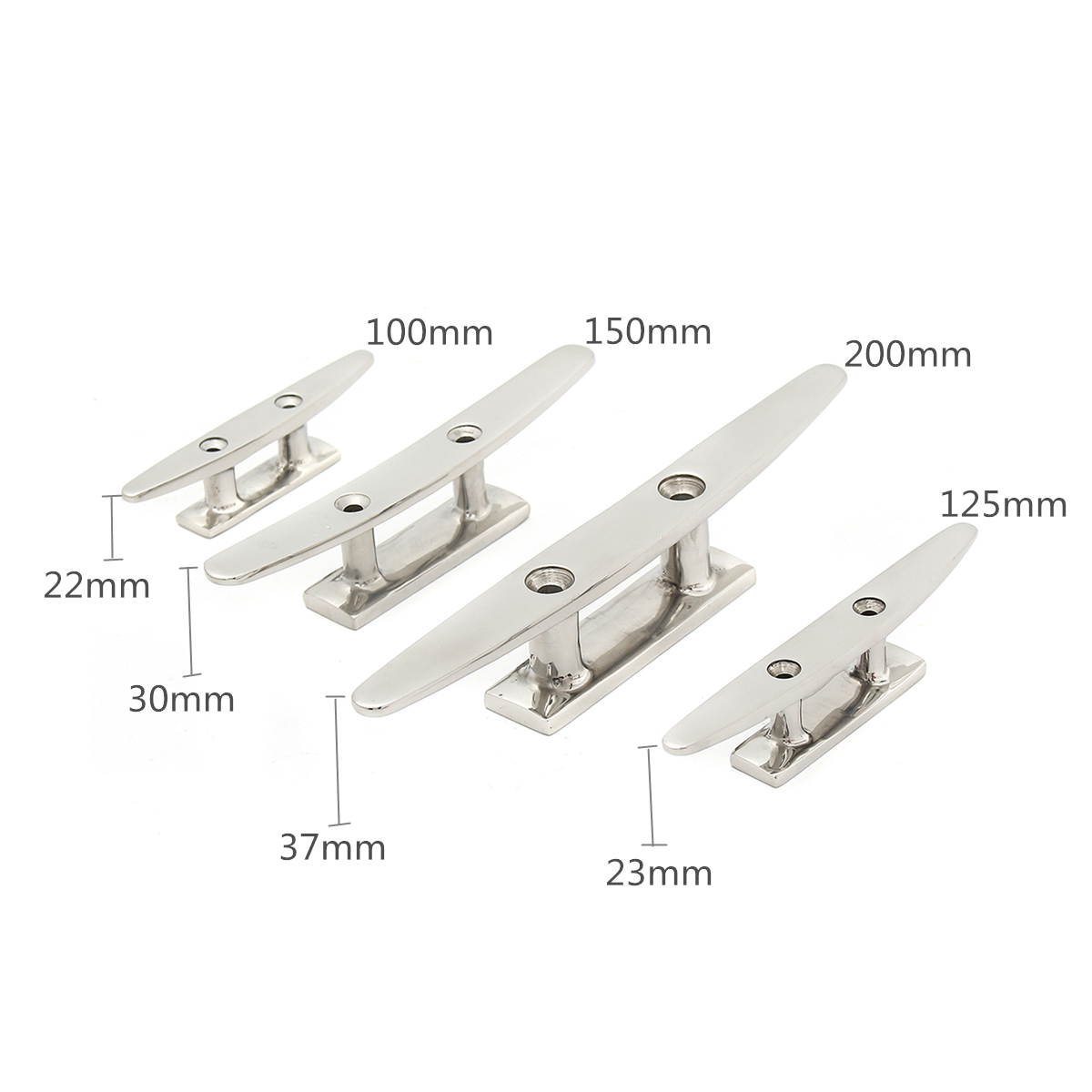 316-Stainless-Steel-2-Hole-Low-Flat-Boat-Cleat-Deck-Rope-Tie-For-Marine-Yacht-4-Sizes-1247998