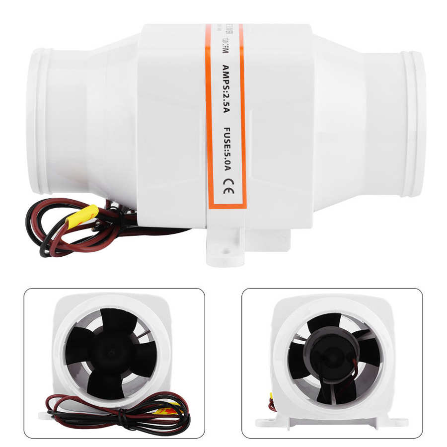 3in-130CFM-In-Line-Blower-Electric-Bilge-Galley-Heads-Engine-Ventilation-Fan-12V-Boat-Accessory-Bilg-1725111