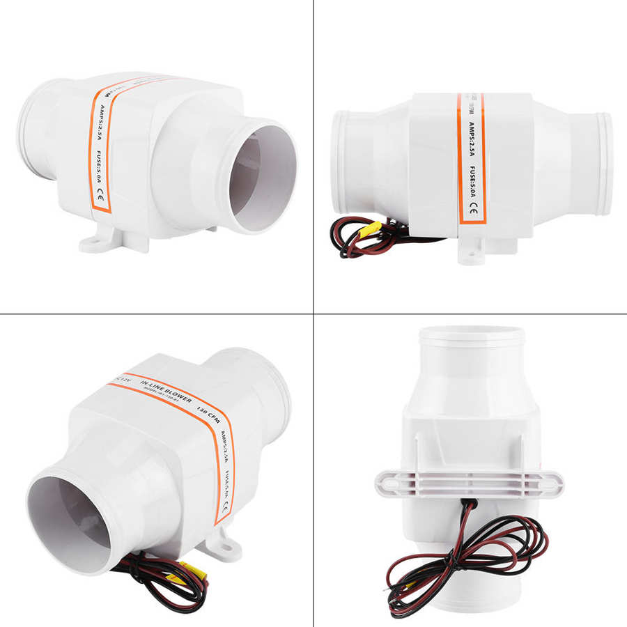 3in-130CFM-In-Line-Blower-Electric-Bilge-Galley-Heads-Engine-Ventilation-Fan-12V-Boat-Accessory-Bilg-1725111