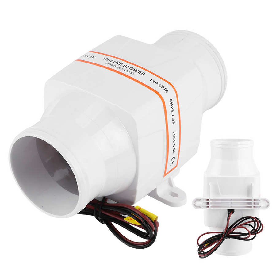 3in-130CFM-In-Line-Blower-Electric-Bilge-Galley-Heads-Engine-Ventilation-Fan-12V-Boat-Accessory-Bilg-1725111