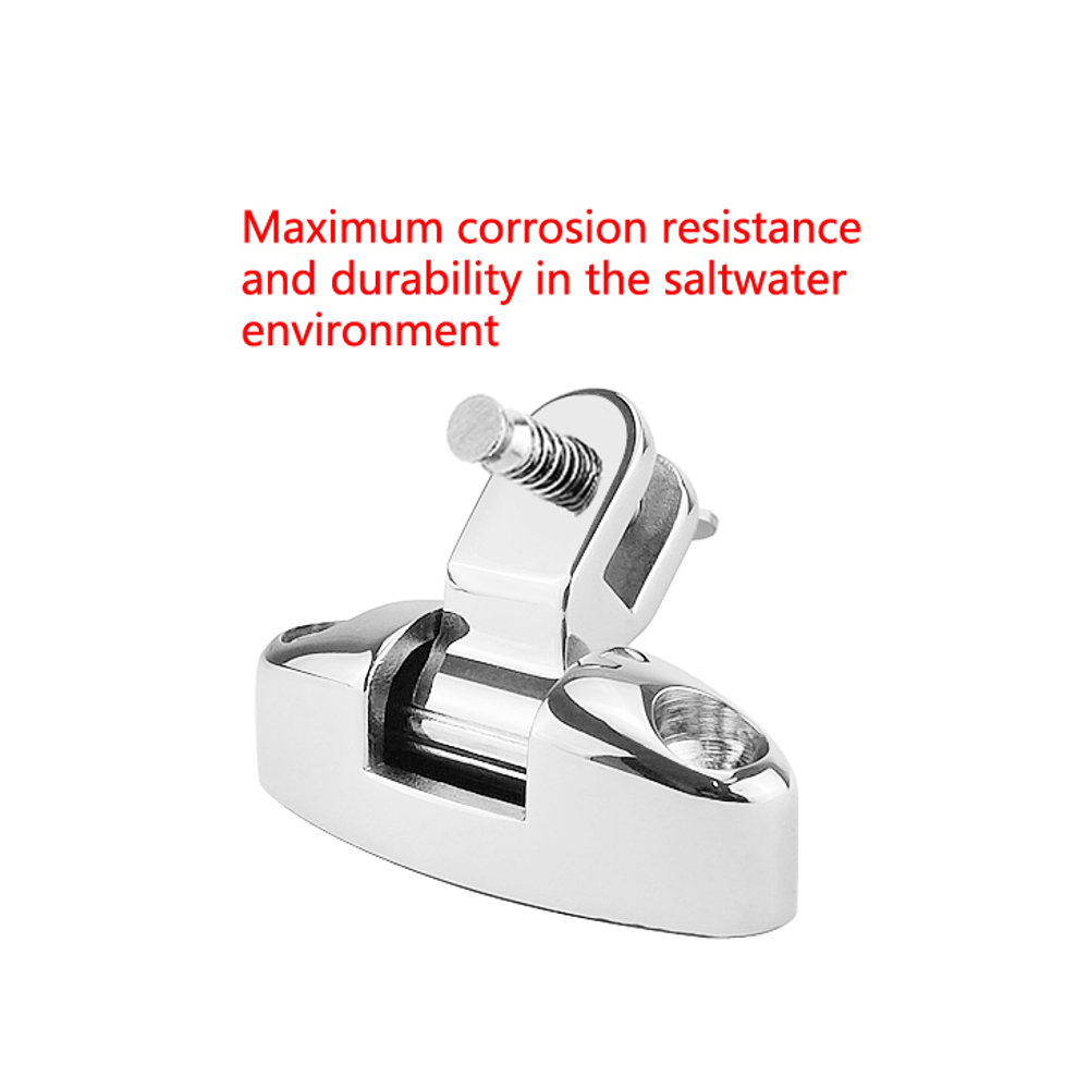 4Pcs-BSET-MATEL-Stainless-Steel-316-Boat-Bimini-Top-Mount-Swivel-Deck-Hinge-With-Rubber-Pad-Quick-Re-1708438