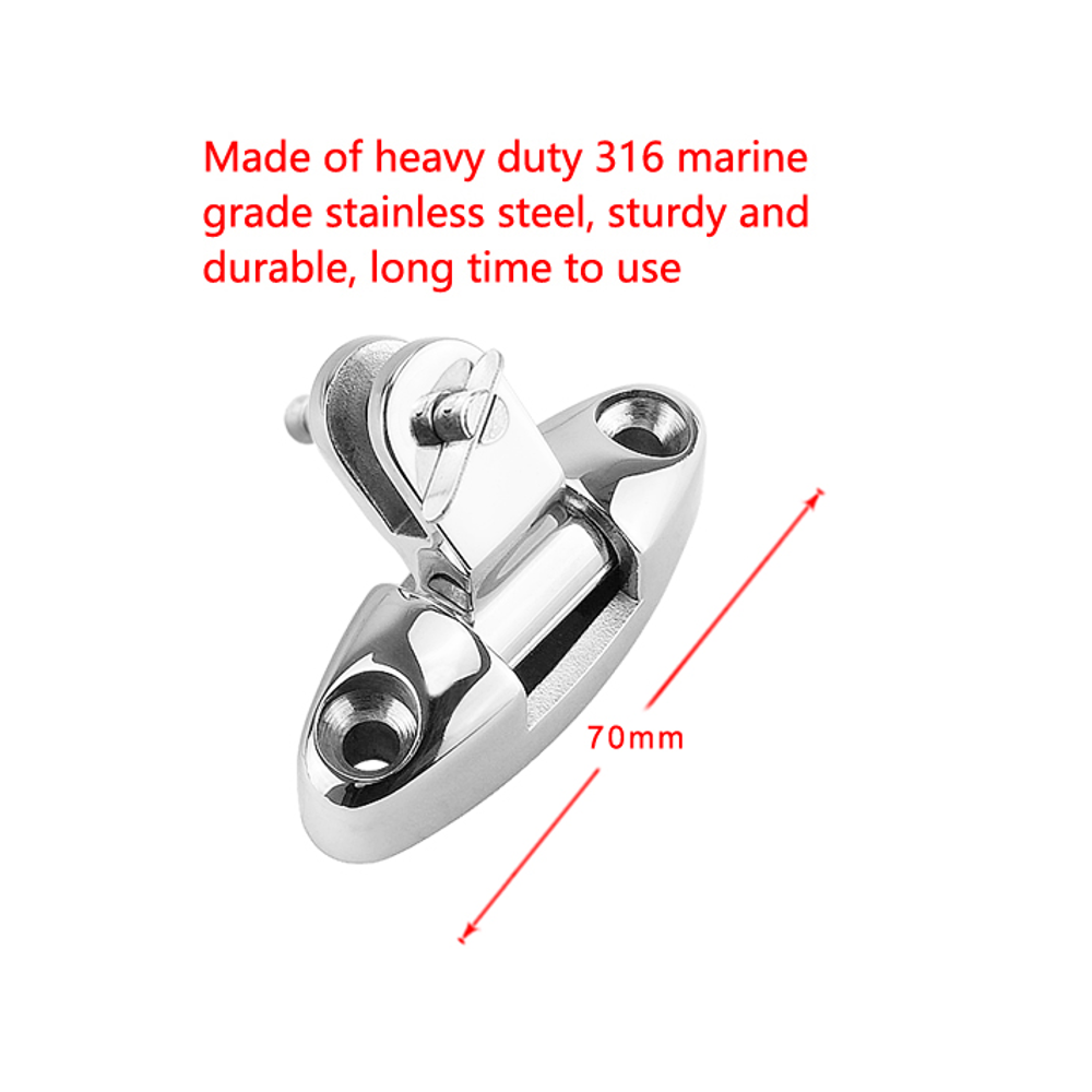 4Pcs-BSET-MATEL-Stainless-Steel-316-Boat-Bimini-Top-Mount-Swivel-Deck-Hinge-With-Rubber-Pad-Quick-Re-1708438