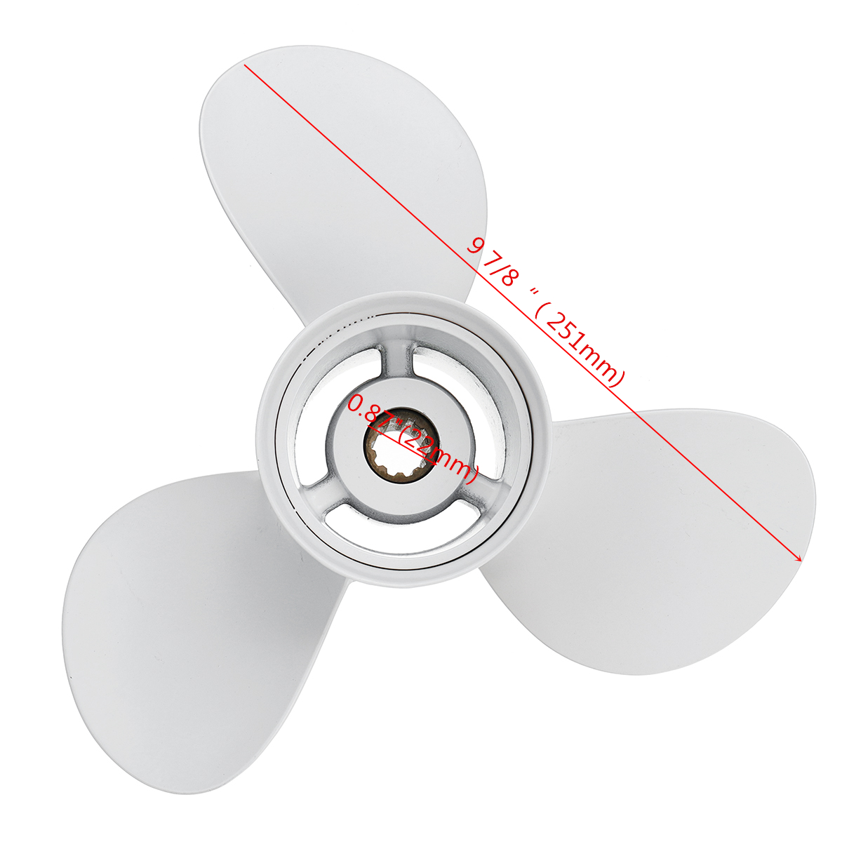 9-78-x-14-Outboard-Propeller-Aluminum-For-Yamaha-20-30HP-664-45952-00-EL-Marine-Hardware-1349911