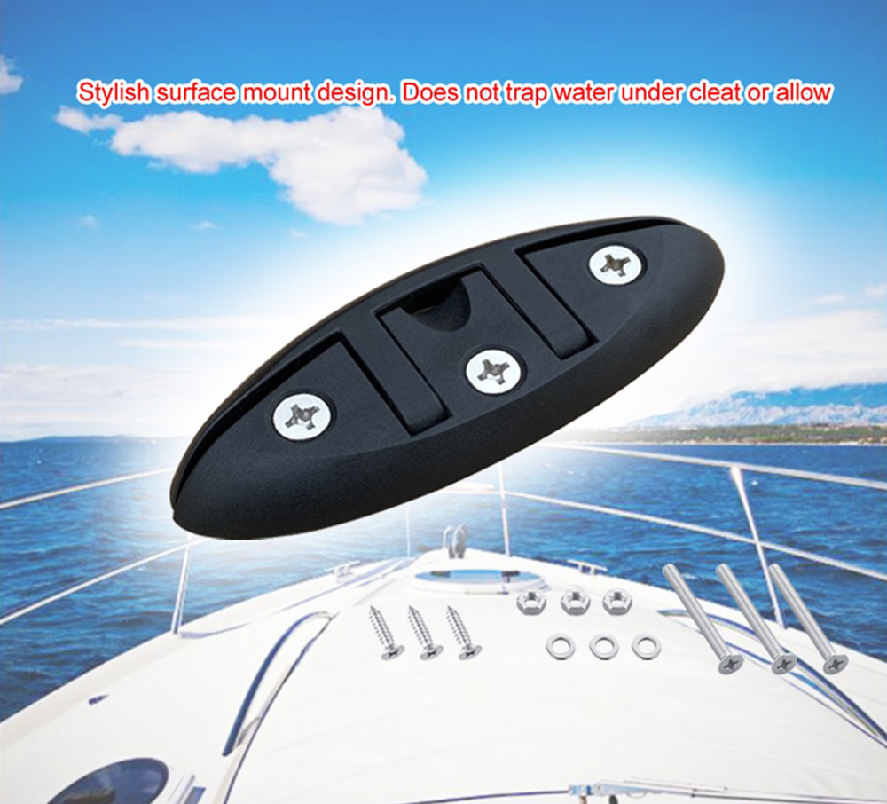 BEST-METAL-130mm-Nylon-Flip-Up-Cleat-for-Sailboats-Folding-Clamp-Boat-Bracket-Marine-Kayak-Hardware--1824397