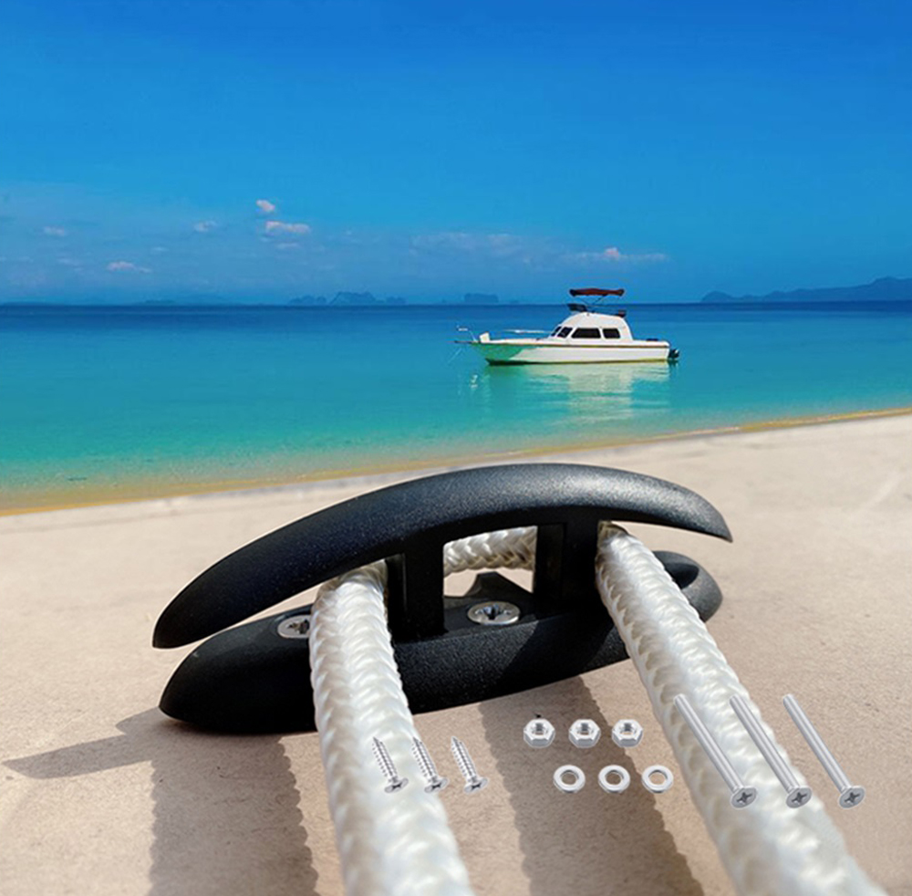 BEST-METAL-130mm-Nylon-Flip-Up-Cleat-for-Sailboats-Folding-Clamp-Boat-Bracket-Marine-Kayak-Hardware--1824397