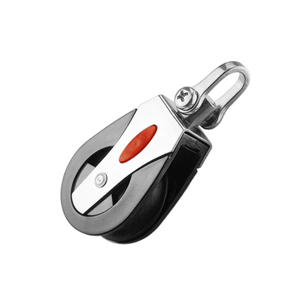 BSET-MATEL-1500Lbs-Load-Capacity-Sheave-Block-Universal-Head-Single-Pulley-Swivel-Sailboat-Plain-Bea-1685951