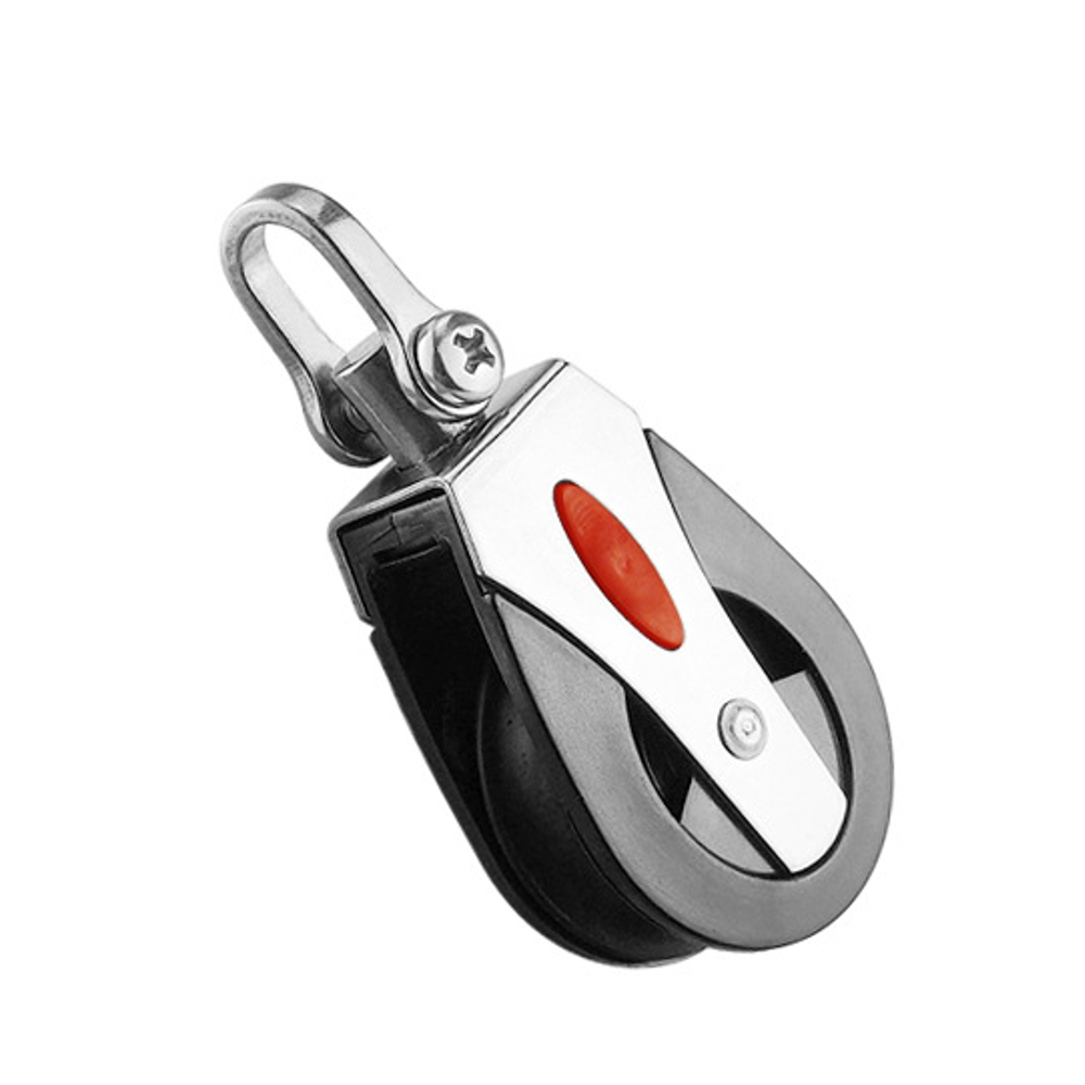 BSET-MATEL-1500Lbs-Load-Capacity-Sheave-Block-Universal-Head-Single-Pulley-Swivel-Sailboat-Plain-Bea-1685951