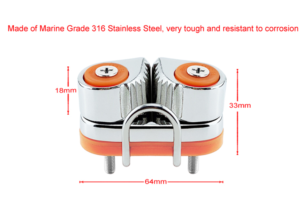 BSET-MATEL-316-Stainless-Steel-2-Row-Matic-Ball-Bearing-Cam-Cleat-with-leading-Ring-Pilates-Equipmen-1725148