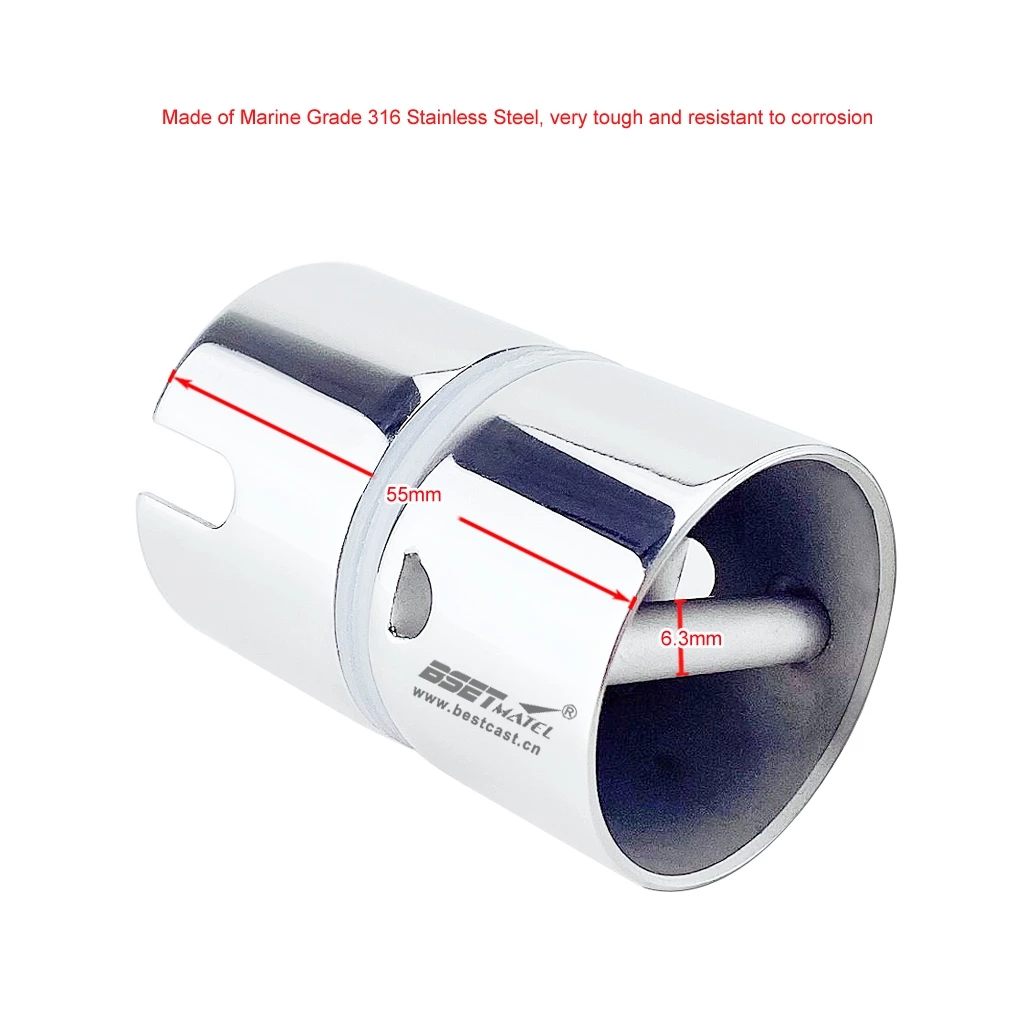 BSET-MATEL-Marine-Grade-316-Stainless-Steel-Drop-In-Swivel-Gunnel-Rod-Holder-Insert-Rod-Holder-Adapt-1819774