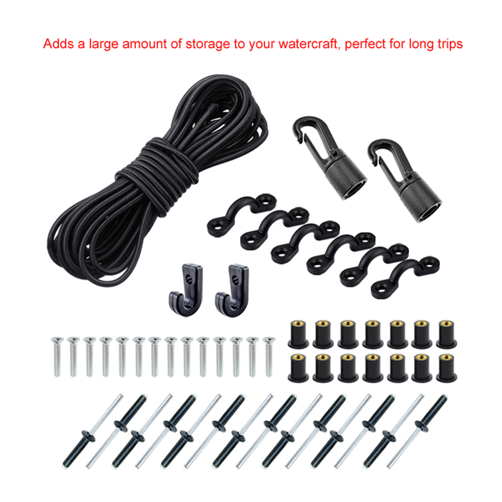 BSET-MATEL-Marine-Products-Expanded-Deck-Rigging-Kit-Accessory-Elastic-Rope-Bungee-Nylon-C-and-Buckl-1725128