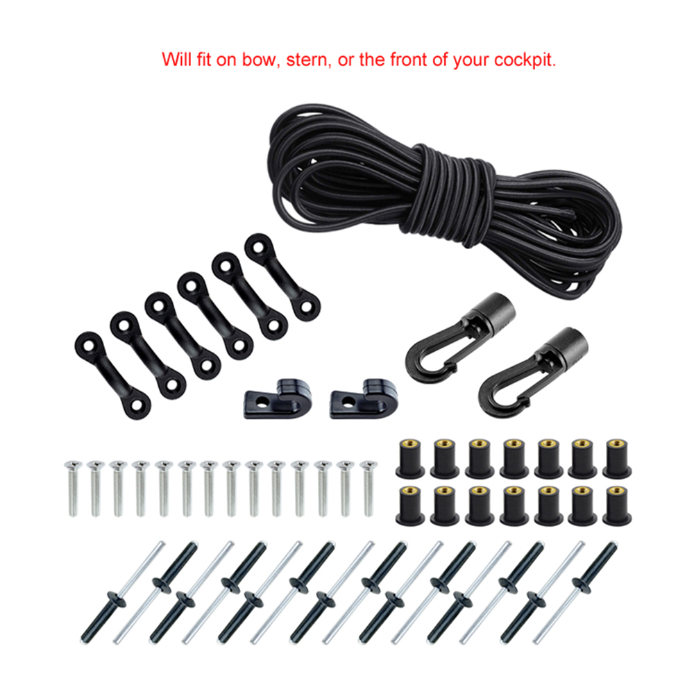 BSET-MATEL-Marine-Products-Expanded-Deck-Rigging-Kit-Accessory-Elastic-Rope-Bungee-Nylon-C-and-Buckl-1725128
