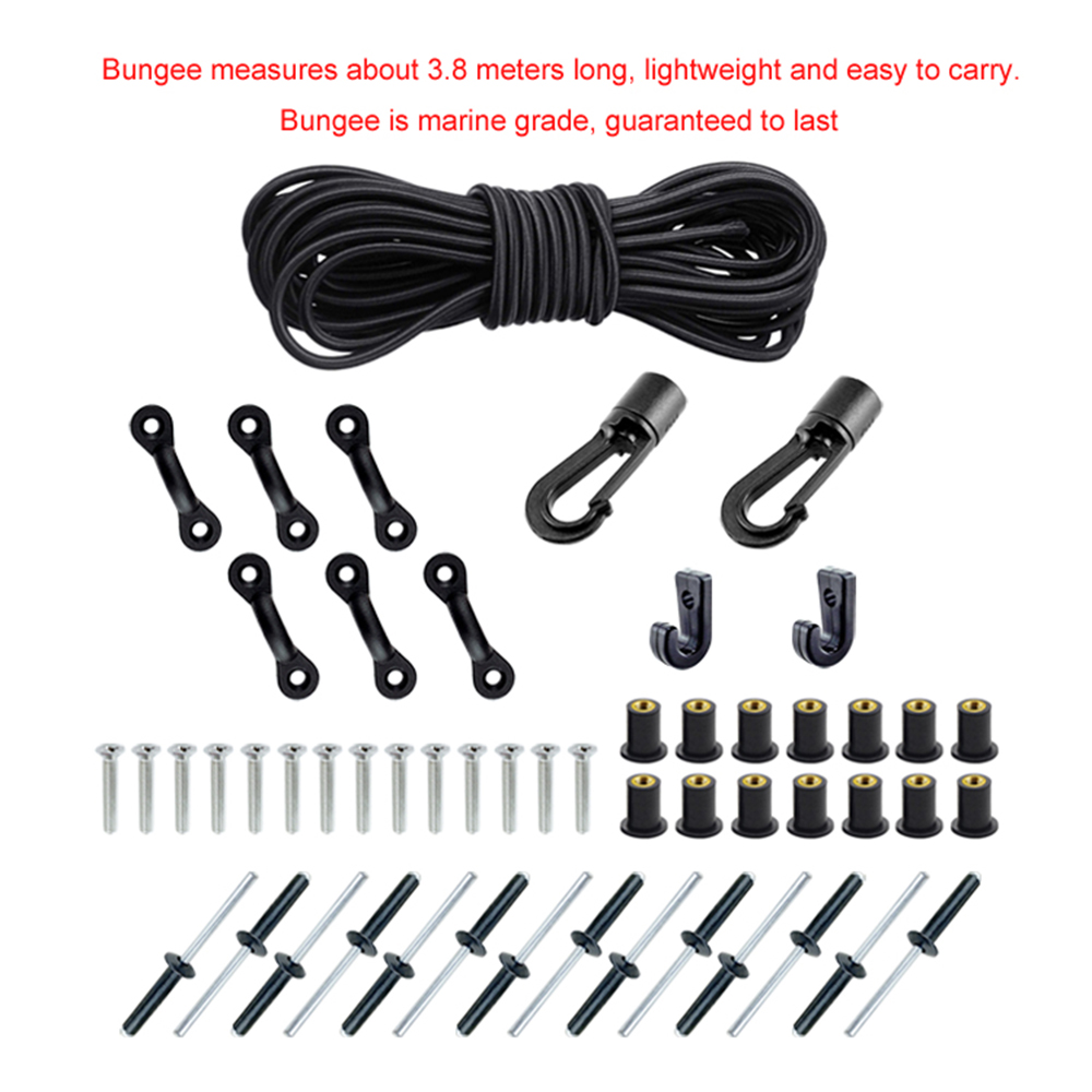 BSET-MATEL-Marine-Products-Expanded-Deck-Rigging-Kit-Accessory-Elastic-Rope-Bungee-Nylon-C-and-Buckl-1725128