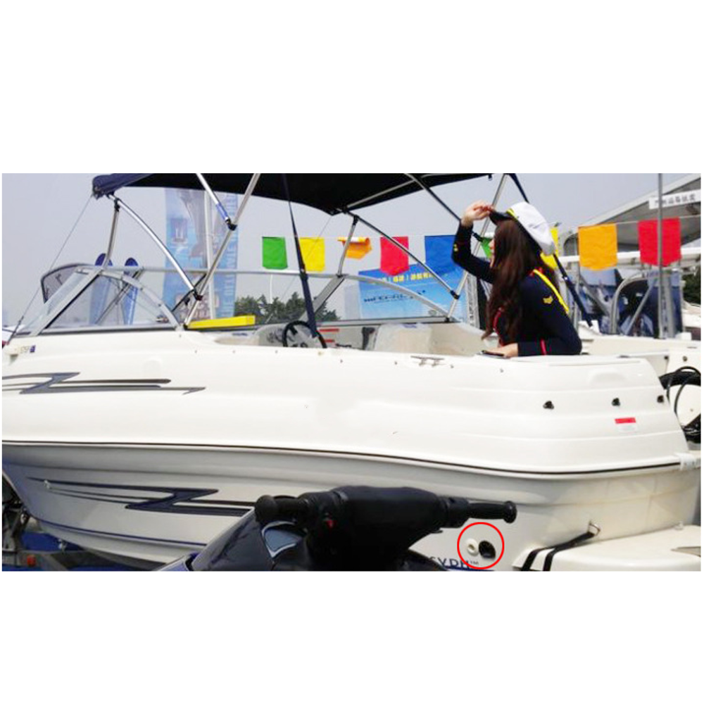 BSET-MATEL-Nylon-Plastic-Thru-Hull-Fitting-With-Stainless-Steel-Rim-Bilge-Pump-Aerator-Hose-Boat-Mar-1687439