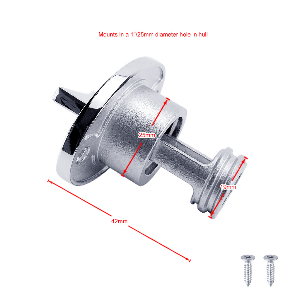 BSET-METAL-25mm-1-Stainless-Steel-316-Boat-Garboard-Transom-Hull-Drain-Plug-Socket-Bung-Hole-Drainag-1807971