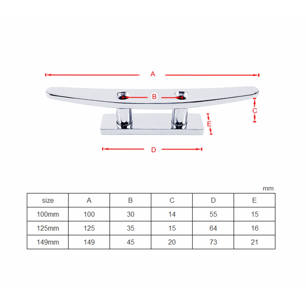 BSET-METAL-456inch-Stainless-Steel-316-Low-Flat-Cleat-Boat-Cleats-Deck-Rope-Cleat-Mooring-Dock-Cleat-1804266