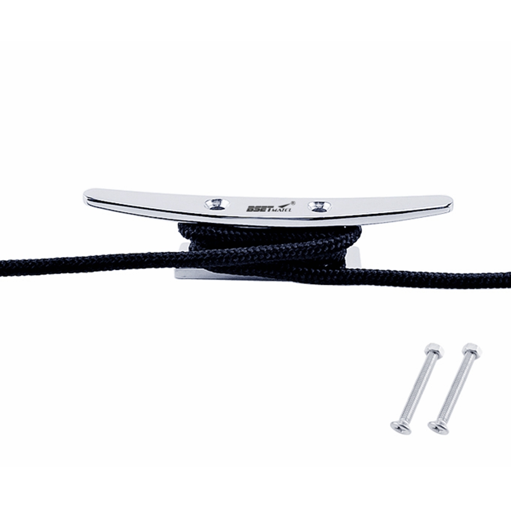 BSET-METAL-456inch-Stainless-Steel-316-Low-Flat-Cleat-Boat-Cleats-Deck-Rope-Cleat-Mooring-Dock-Cleat-1804266