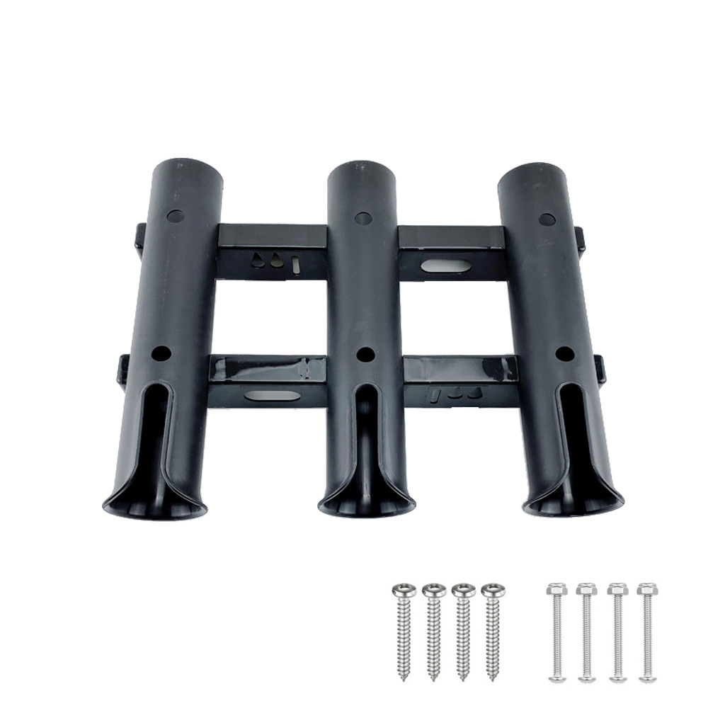 BSET-METAL-48MM-Marine-Boat-Yacht-Kayak-Fishing-Vertical-3-Link-Rod-Holder-Organiser-Pole-Tube-Mount-1807735