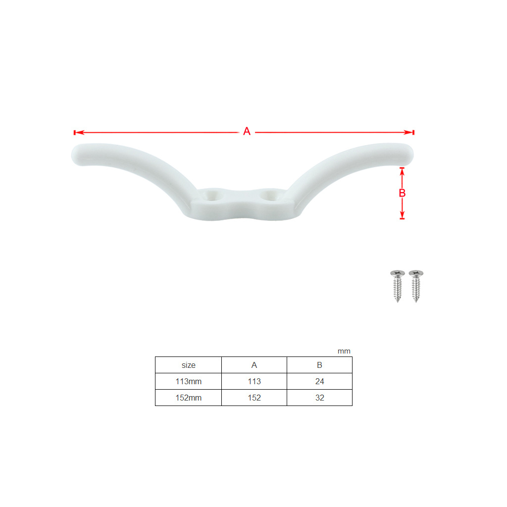 BSET-METAL-Nylon-Flagpole-Cleat-Hook-Flag-Rope-Cleat-Sailboat-Sailing-Mast-Halyard-Boat-Marine-Yacht-1804156