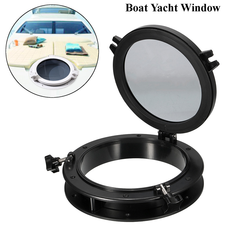 Boat-Yacht-Round-Opening-Portlight-10-inch-Replacement-Window-Porthole-1696570