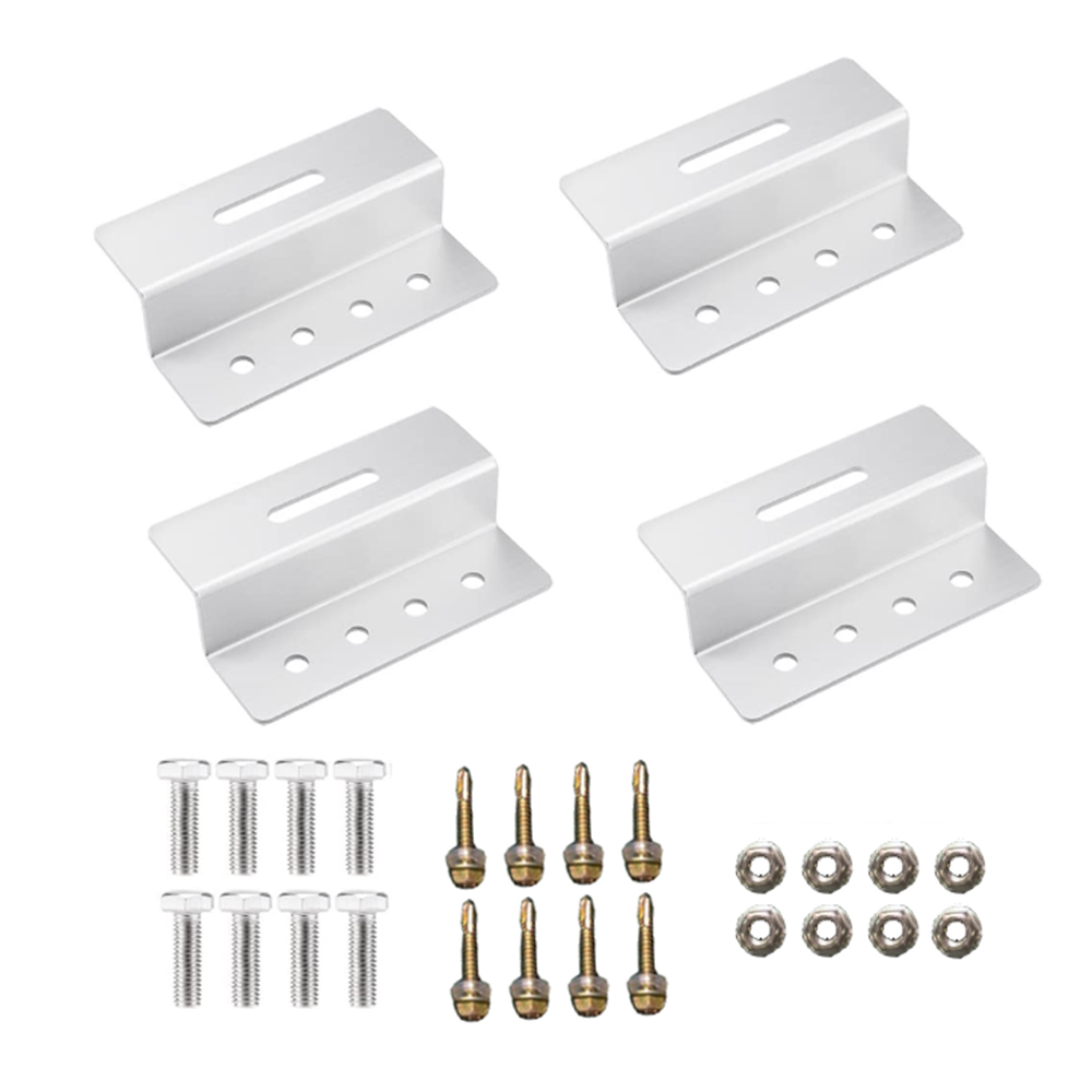 Metal-Solar-Panel-Mounting-Z-Bracket-Set-For-Yacht-Marine-RV-Caravan-1707012