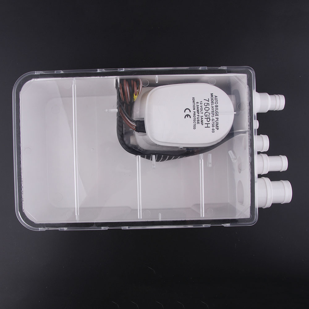 12V-750GPH-475-Lmin-Shower-Sump-Water-Pump-Multi-Port-Marine-Boat-Drain-System-Kit-For-Boat-Marine-Y-1815656