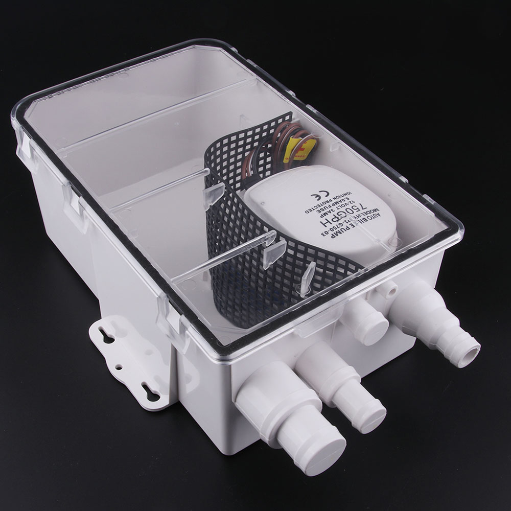 12V-750GPH-475-Lmin-Shower-Sump-Water-Pump-Multi-Port-Marine-Boat-Drain-System-Kit-For-Boat-Marine-Y-1815656