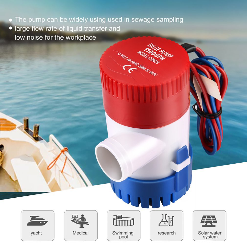 12V24V-1100GPH-Bilge-Pump-Electric-Water-Pump-Vacuum-Submersible-Marine-Boat-Seaplane-Motor-Homes-Ho-1824438