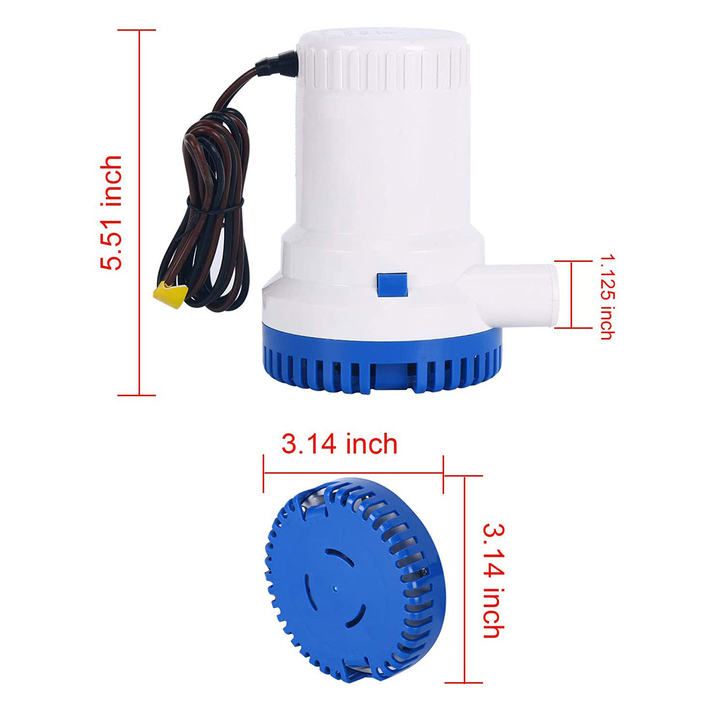 2000GPH-12V24V-Boat-Marine-Plumbing-Electric-Water-Bilge-Pump-1-18quot-Outlet-10AMP-For-House-Boat-1723604