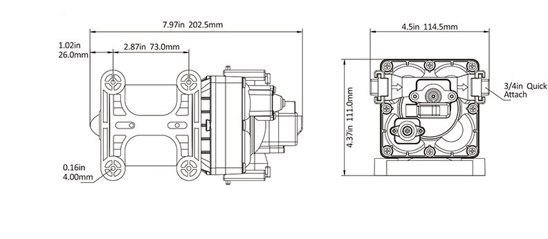 NEWMAO-12-24V-55PSI-Booster-Pump-Yacht-RV-Car-Water-Supply-Pump-Clear-Water-High-Pressure-Micro-Diap-1724349