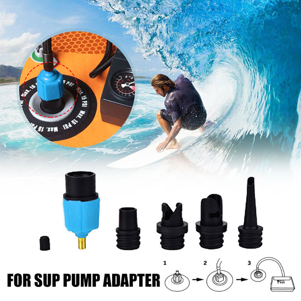 Pump-Adaptor-Air-Valve-Adapter-For-Surf-Paddle-Board-Dinghy-Canoe-InflatableBoat-1702041