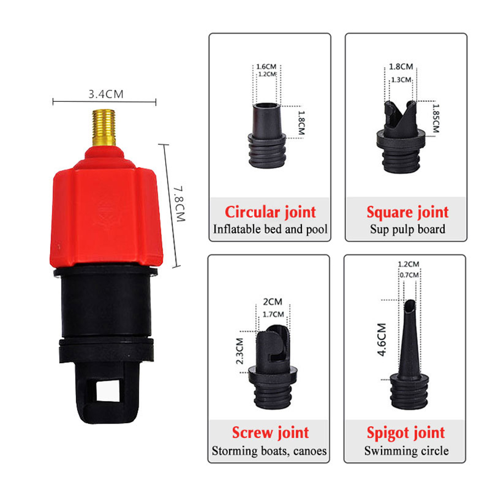 Pump-Adaptor-Air-Valve-Adapter-For-Surf-Paddle-Board-Dinghy-Canoe-InflatableBoat-1702041