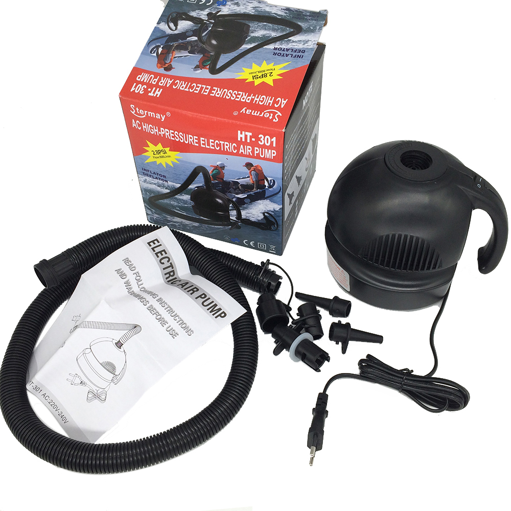 Stermay-HT-301-400W-High-Power-Electric-Air-Pump-Inflator-for-Inflatable-Boat-Swimming-Pool-Bed-Matt-1815616