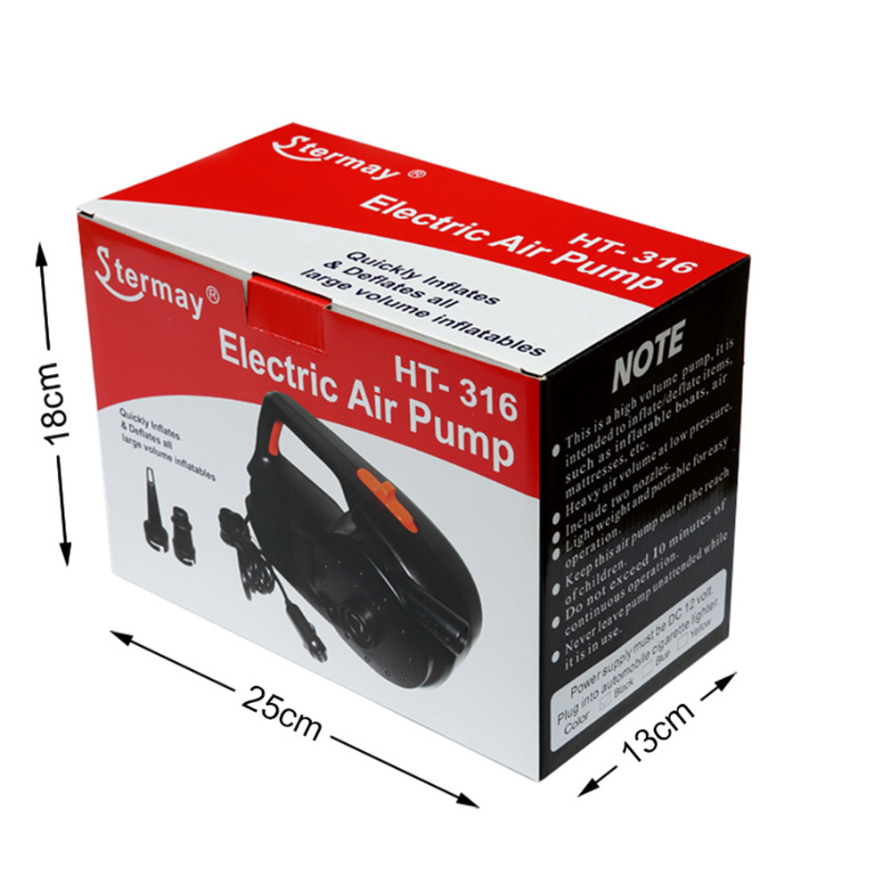 Stermay-HT-316-12V-100W-High-Power-Electric-Air-Pump-For-Inflatable-Boat-Swimming-Pool-Bed-Mattress-1813665