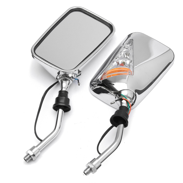 10mm-Pair-Motorcycle-Rearview-Side-Chrome-Mirrors-And-Turn-Signal-Indicator-Light-Amber-1101711