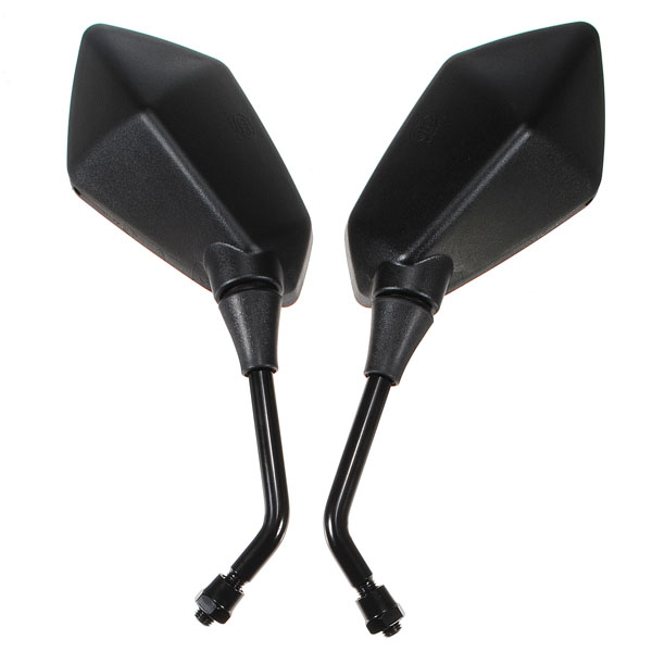 10mm-Universal-Diamond-Motorcycle-Black-Rear-View-Mirror-30307