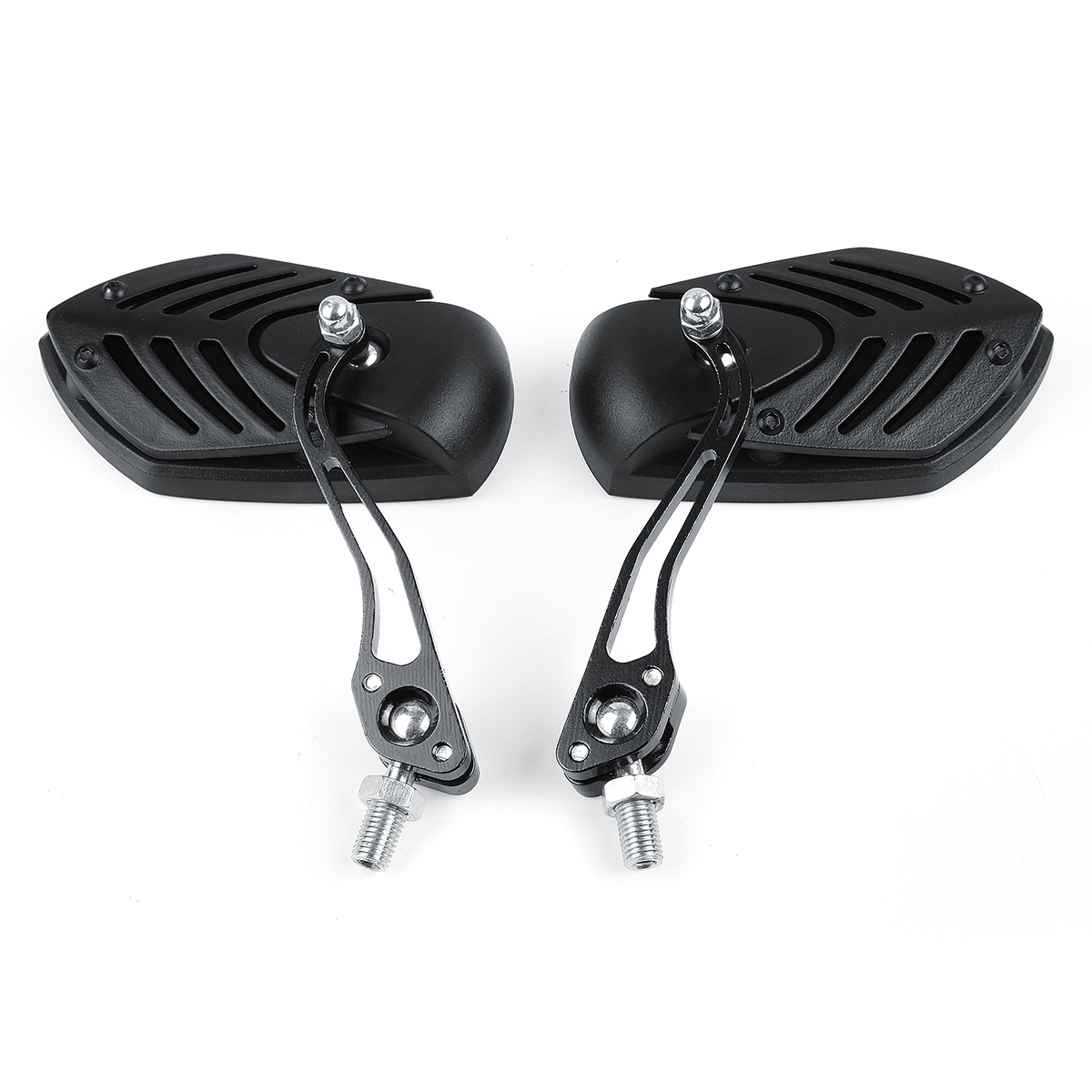 10mm-Universal-Motorcycle-Aluminum-Rod-Rearview-Side-Mirrors-Sportbike-For-Honda-1667832