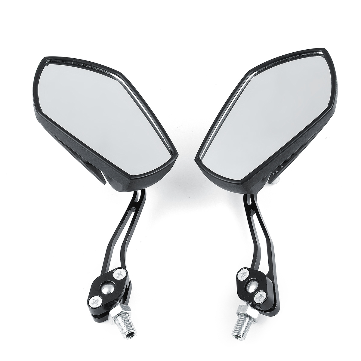 10mm-Universal-Motorcycle-Aluminum-Rod-Rearview-Side-Mirrors-Sportbike-For-Honda-1667832