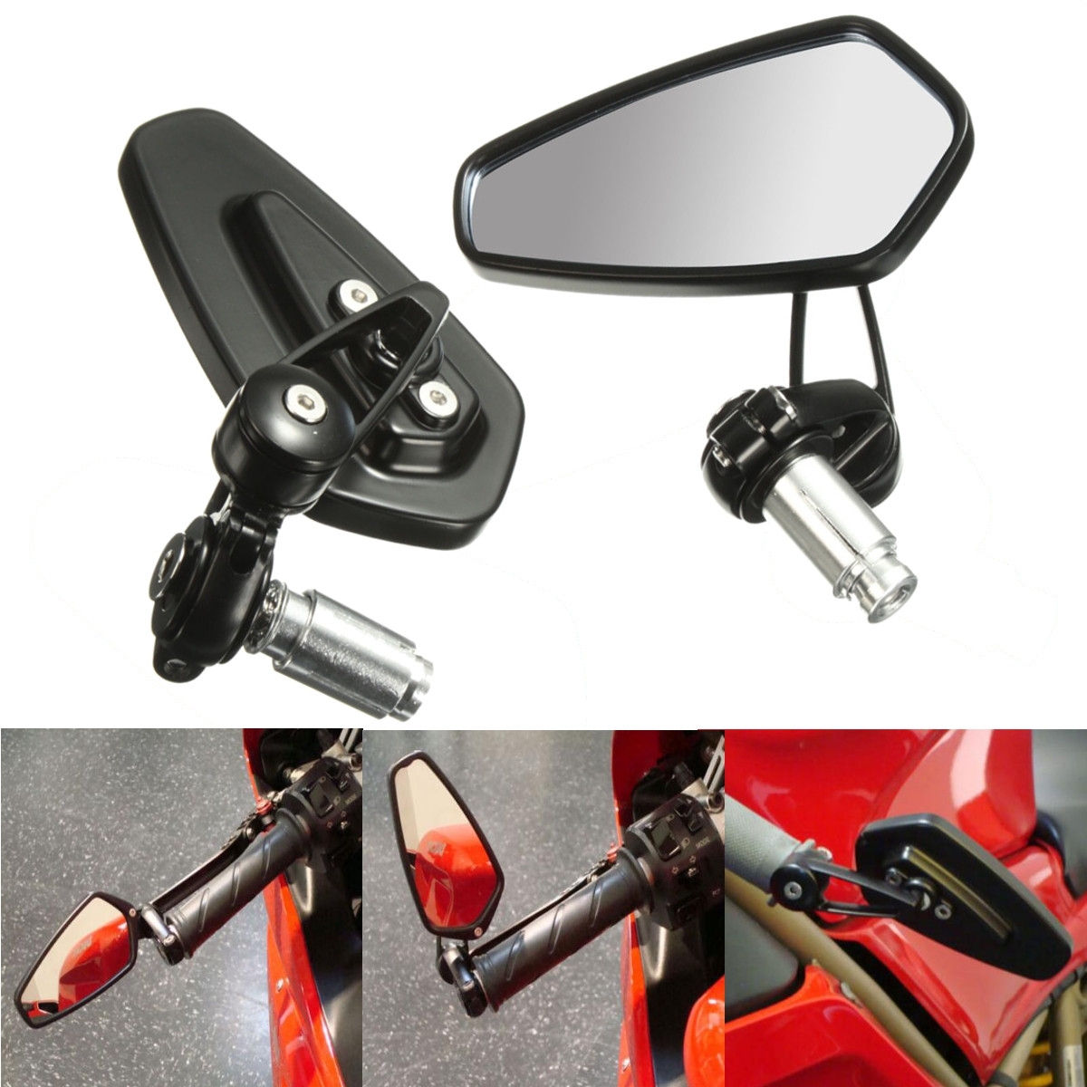78inch-22mm-Handlebar-End-Side-Rear-View-Mirrors-Motorcycle-Universal-Aluminum-1044125