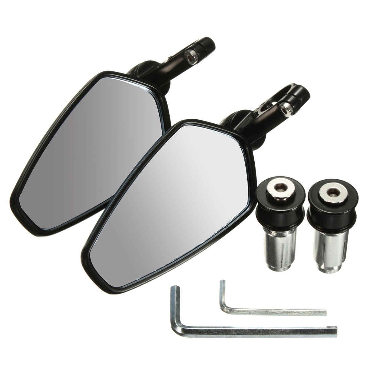 78inch-22mm-Handlebar-End-Side-Rear-View-Mirrors-Motorcycle-Universal-Aluminum-1044125