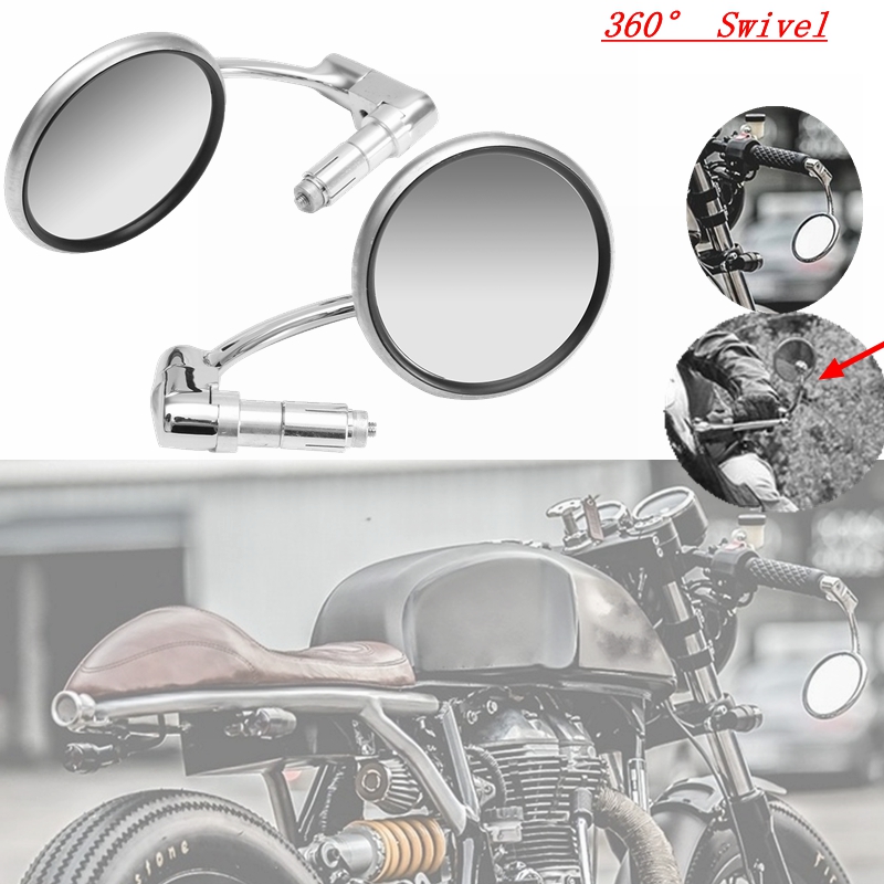 78inch-Motorcycle-Handlebar-End-View-Metal-Mirrors-360deg-Rotation-Cafe-Racer-Chrome-1357565