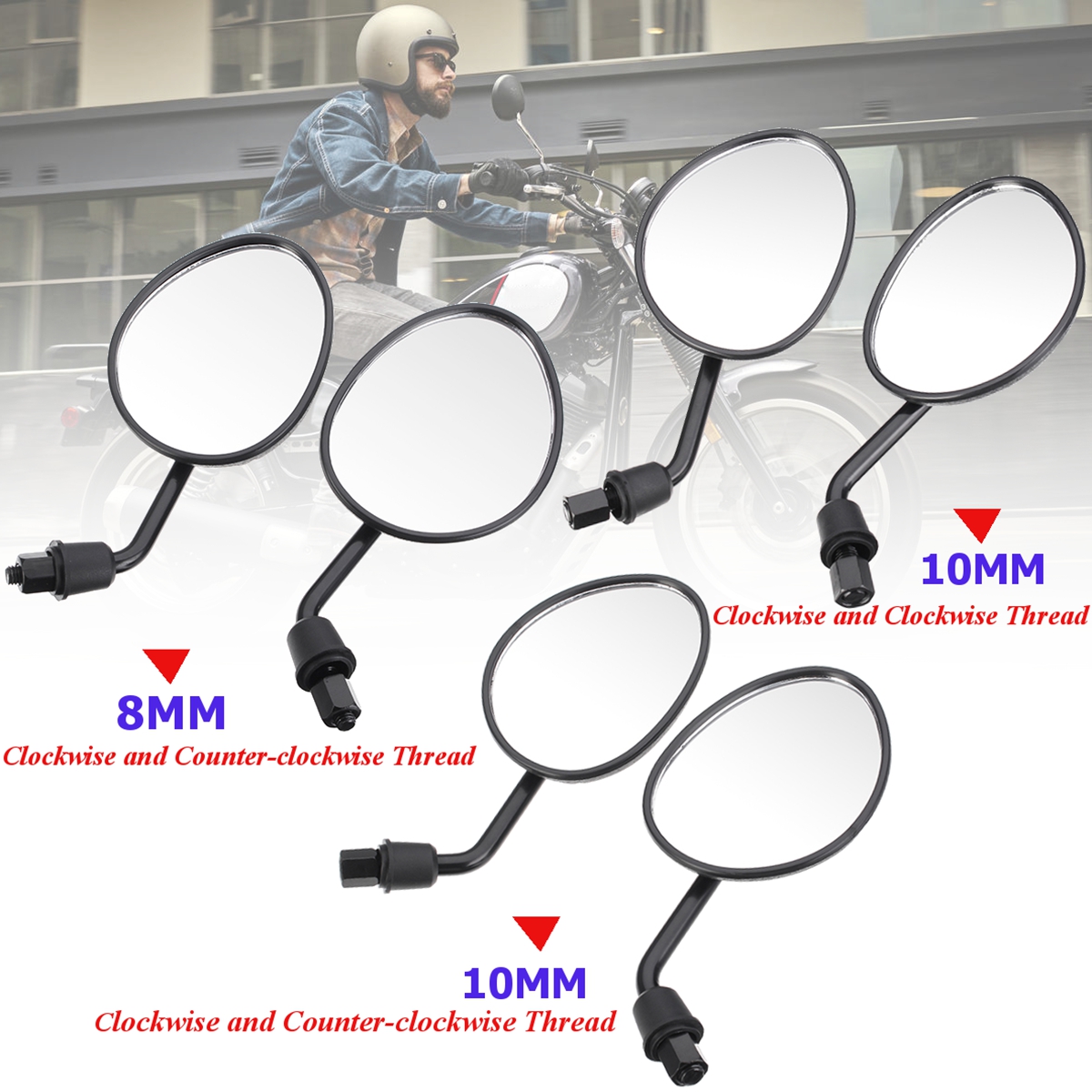 810mm-Motorcycle-Black-Rear-View-Side-Mirrors-For-Yamaha-1314231