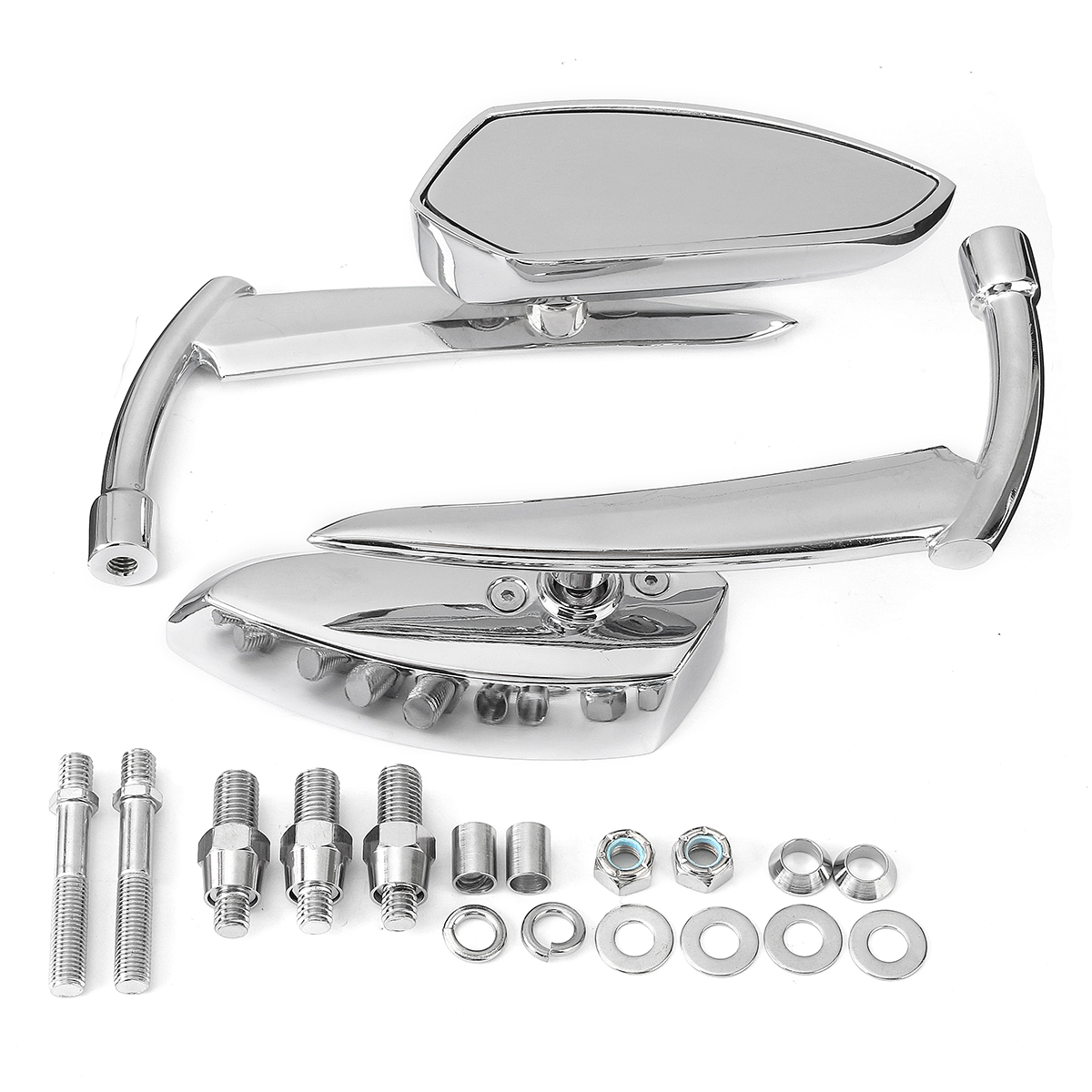 8mm-10mm-Chromed-CNC-Blade-Rear-Review-Mirrors-For-Harley-Dyna-Heritage-Softail-Sportster-1159108