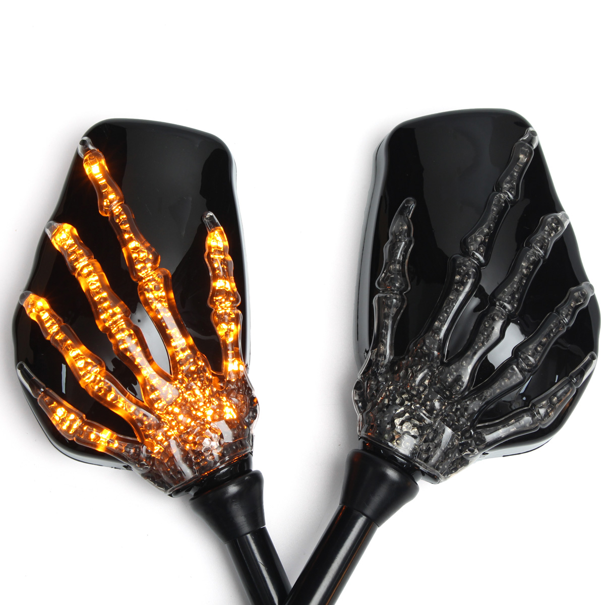 8mm-10mm-Pair-Skull-Hand-LED-Turn-Signal-Motorcycle-Mirrors-For-Harley-Cruiser-1188491